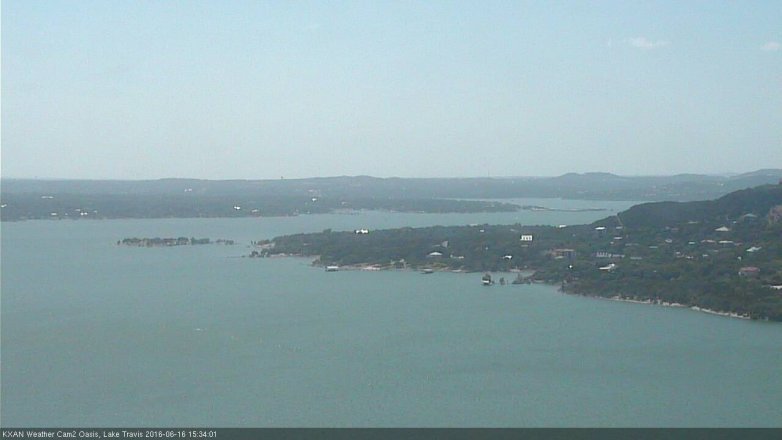Lake Travis webcam, June 16, 2016 3:00 PM CT