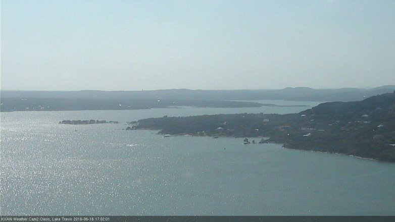 Lake Travis webcam, June 16, 2016 4:10 PM CT