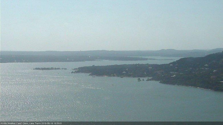 Lake Travis webcam, June 16, 2016 4:15 PM CT