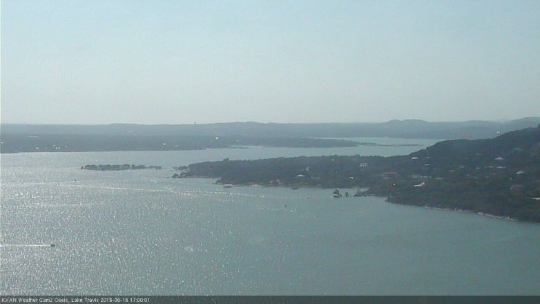 Lake Travis webcam, June 16, 2016 4:25 PM CT