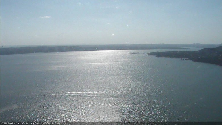 Lake Travis webcam, June 16, 2016 4:45 PM CT