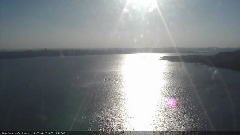 Lake Travis webcam, June 16, 2016 6:25 PM CT