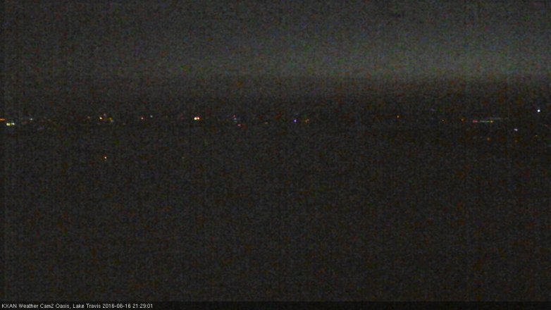 Lake Travis webcam, June 16, 2016 8:35 PM CT