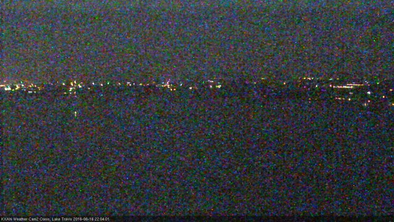 Lake Travis webcam, June 16, 2016 9:15 PM CT