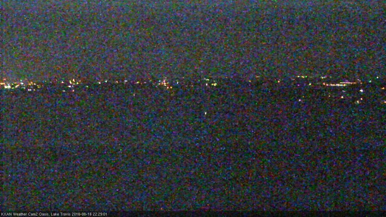 Lake Travis webcam, June 16, 2016 9:55 PM CT