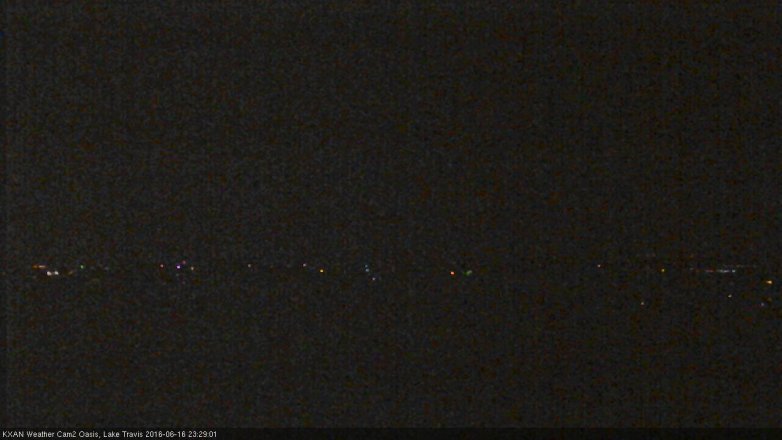 Lake Travis webcam, June 16, 2016 10:35 PM CT