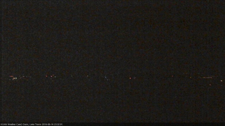 Lake Travis webcam, June 16, 2016 10:45 PM CT