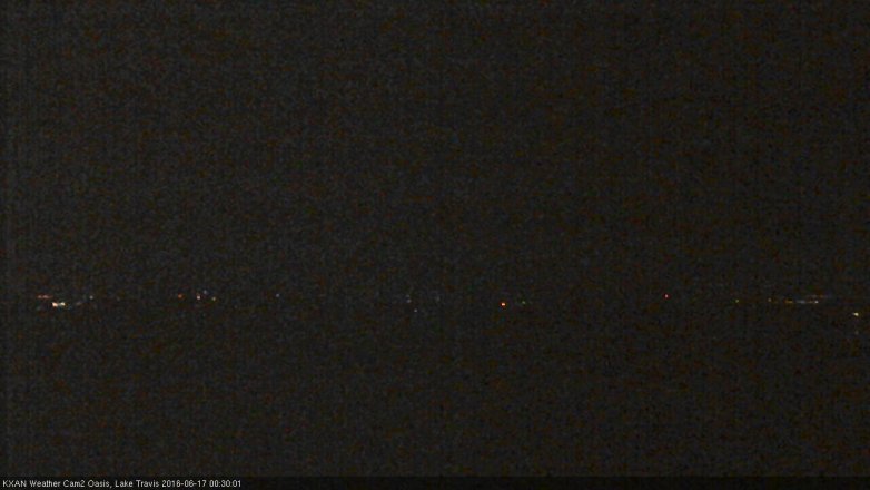 Lake Travis webcam, June 16, 2016 11:35 PM CT