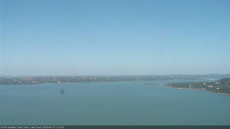 Lake Travis webcam, June 17, 2016 10:50 AM CT