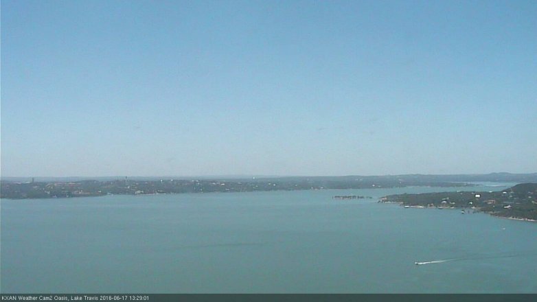 Lake Travis webcam, June 17, 2016 12:50 PM CT