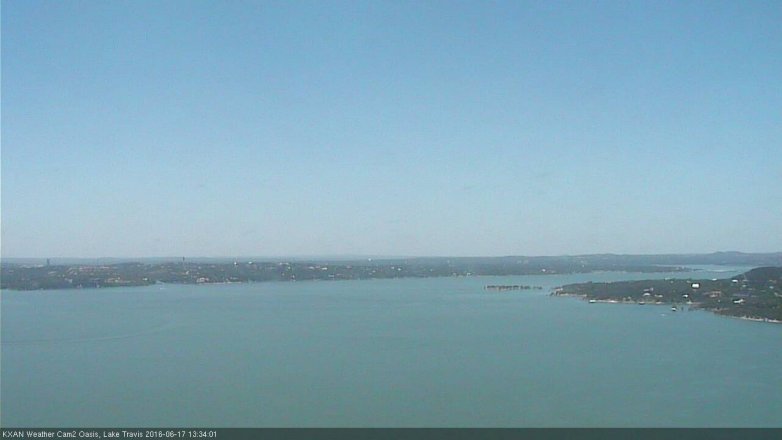 Lake Travis webcam, June 17, 2016 1:05 PM CT