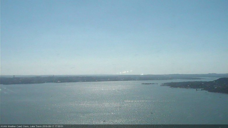 Lake Travis webcam, June 17, 2016 4:10 PM CT