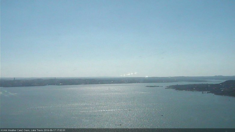 Lake Travis webcam, June 17, 2016 4:15 PM CT