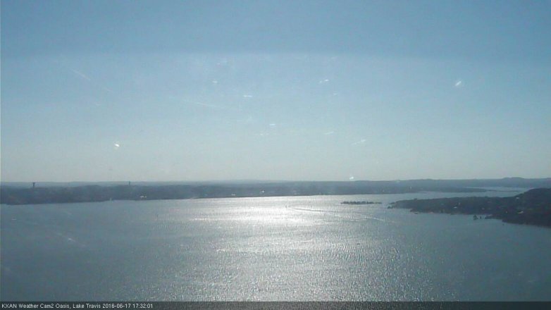 Lake Travis webcam, June 17, 2016 4:35 PM CT