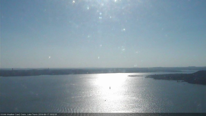 Lake Travis webcam, June 17, 2016 5:10 PM CT