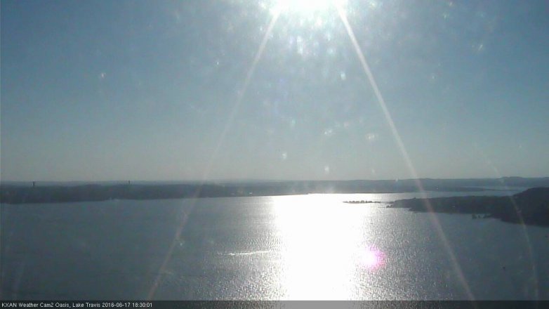 Lake Travis webcam, June 17, 2016 6:00 PM CT