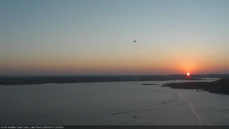 Lake Travis webcam, June 17, 2016 7:40 PM CT