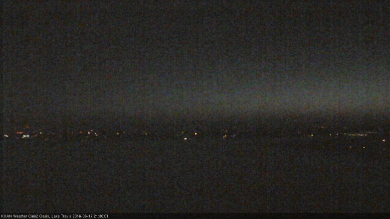 Lake Travis webcam, June 17, 2016 8:35 PM CT