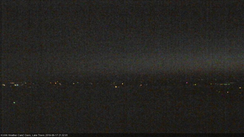 Lake Travis webcam, June 17, 2016 8:45 PM CT
