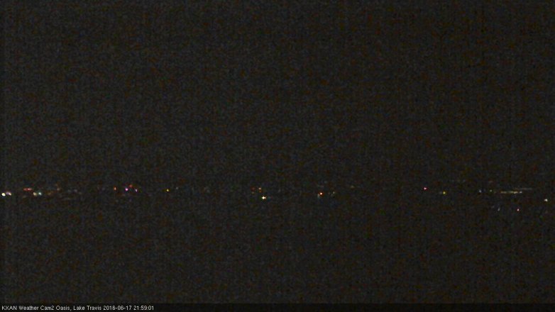 Lake Travis webcam, June 17, 2016 9:15 PM CT