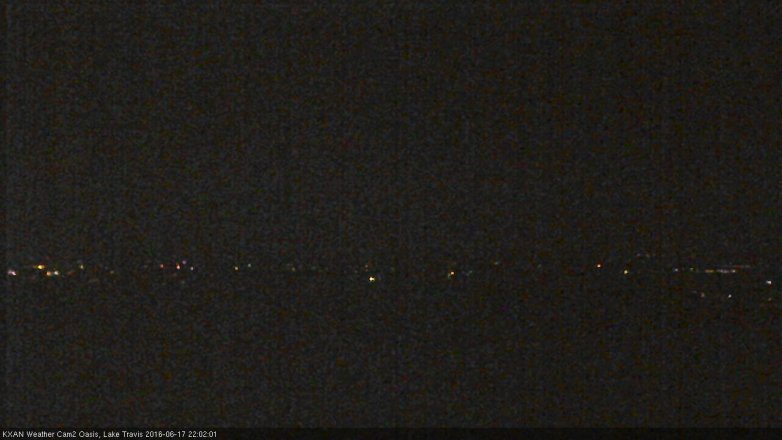 Lake Travis webcam, June 17, 2016 9:20 PM CT