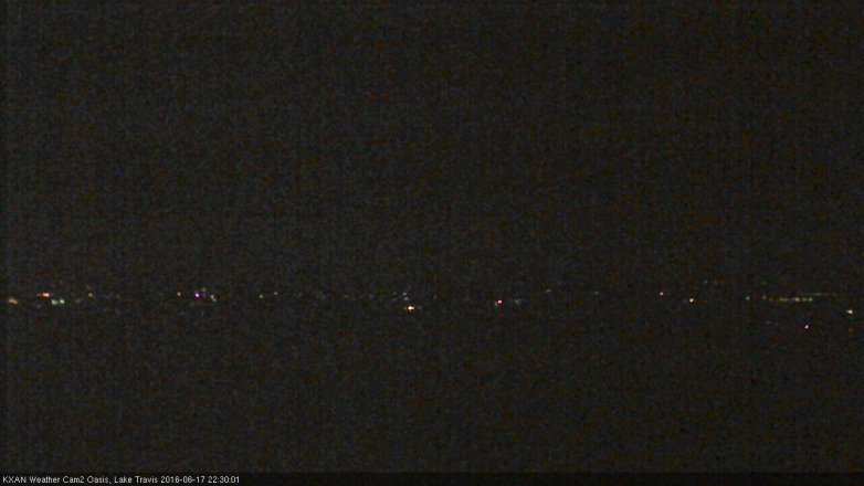 Lake Travis webcam, June 17, 2016 9:45 PM CT