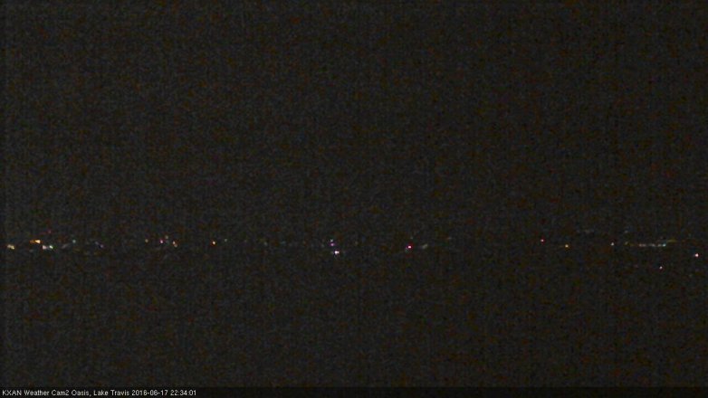 Lake Travis webcam, June 17, 2016 10:05 PM CT
