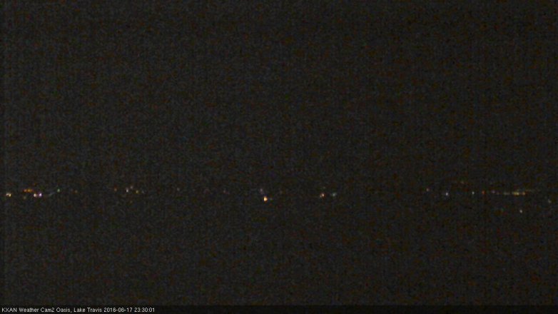Lake Travis webcam, June 17, 2016 10:55 PM CT