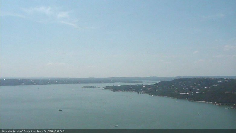 Lake Travis webcam, June 18, 2016 2:45 PM CT