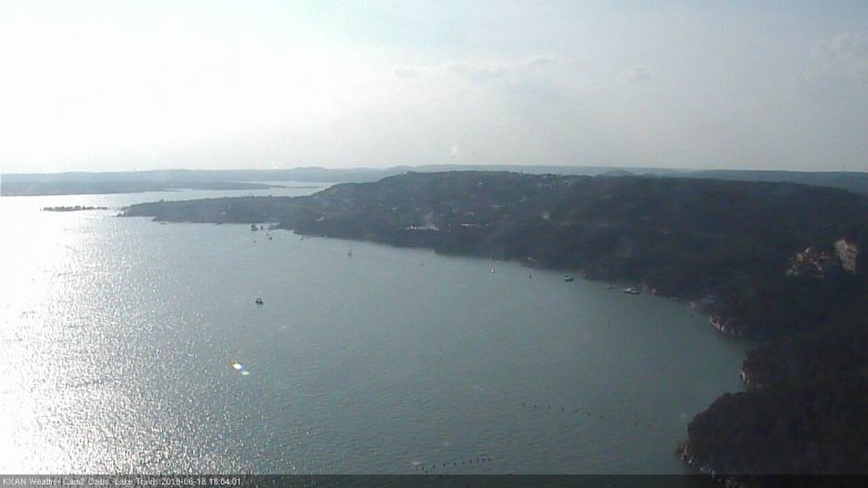 Lake Travis webcam, June 18, 2016 5:30 PM CT