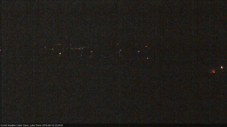 Lake Travis webcam, June 18, 2016 10:35 PM CT