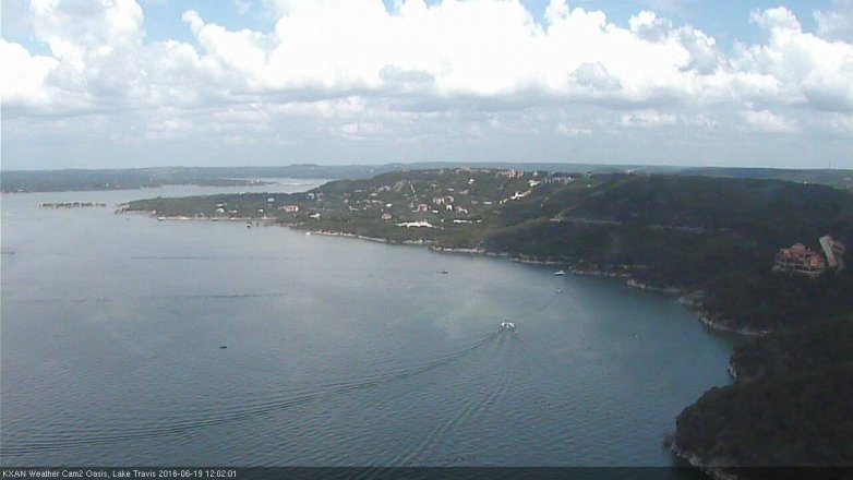Lake Travis webcam, June 19, 2016 11:15 AM CT