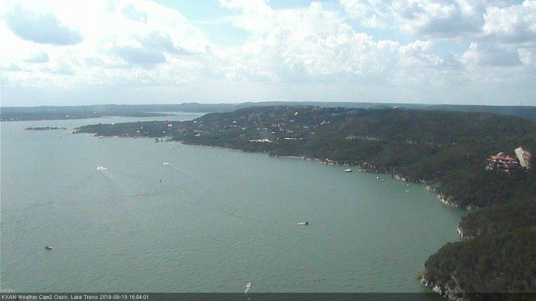 Lake Travis webcam, June 19, 2016 3:30 PM CT