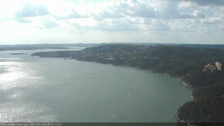 Lake Travis webcam, June 19, 2016 4:35 PM CT
