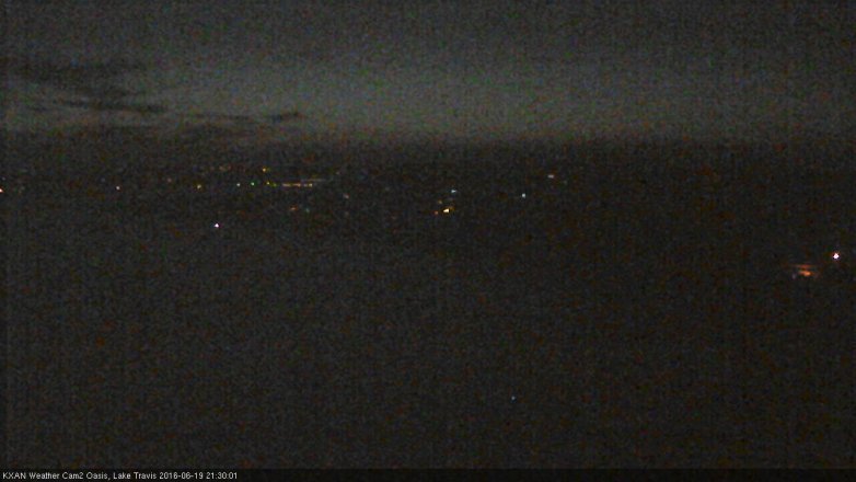 Lake Travis webcam, June 19, 2016 8:35 PM CT