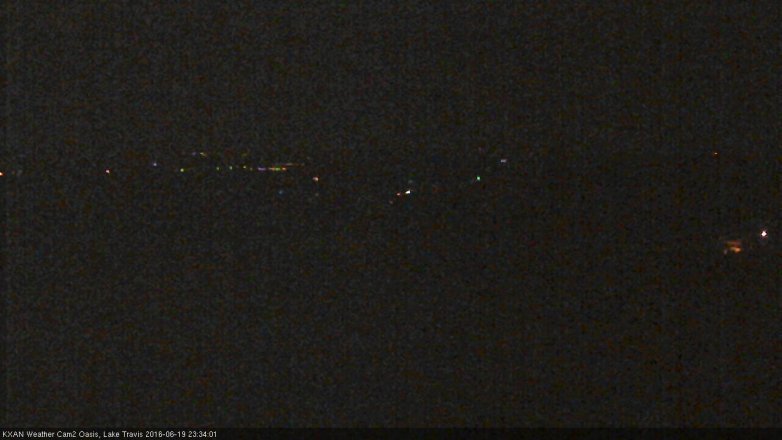 Lake Travis webcam, June 19, 2016 11:05 PM CT
