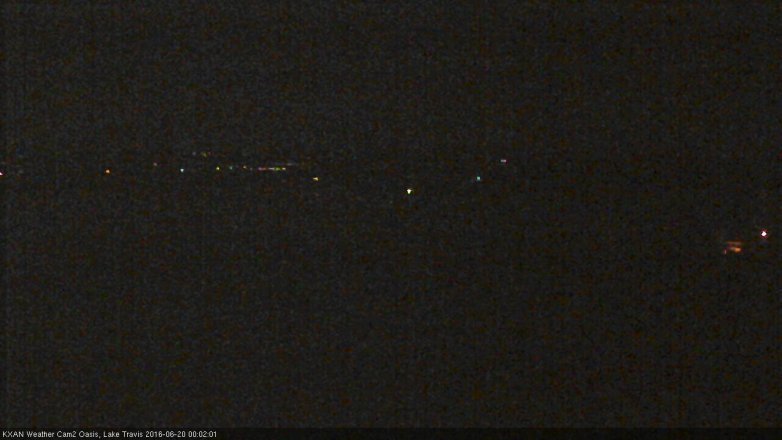 Lake Travis webcam, June 19, 2016 11:15 PM CT