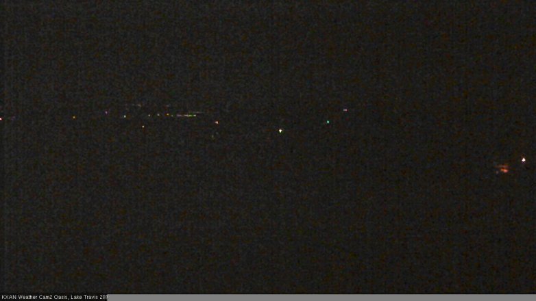 Lake Travis webcam, June 19, 2016 11:30 PM CT