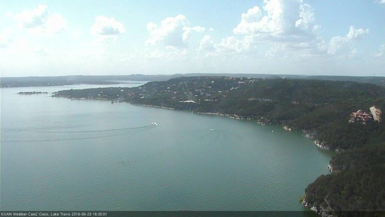 Lake Travis webcam, June 20, 2016 3:45 PM CT