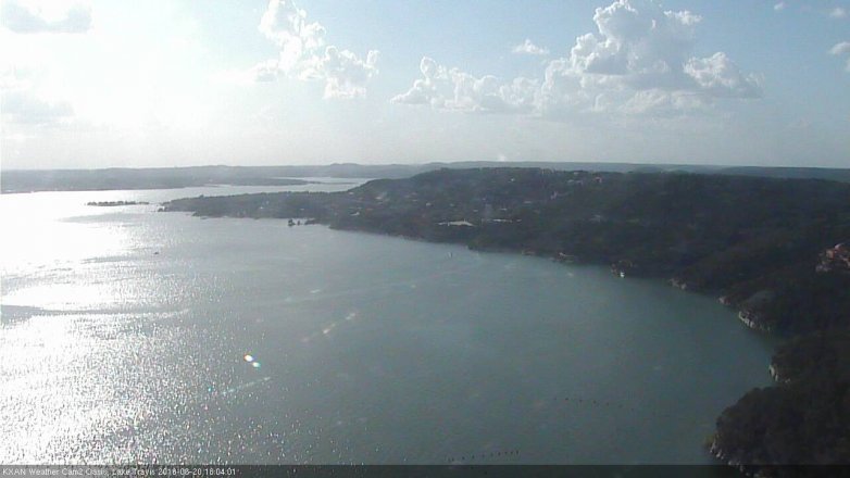 Lake Travis webcam, June 20, 2016 5:25 PM CT