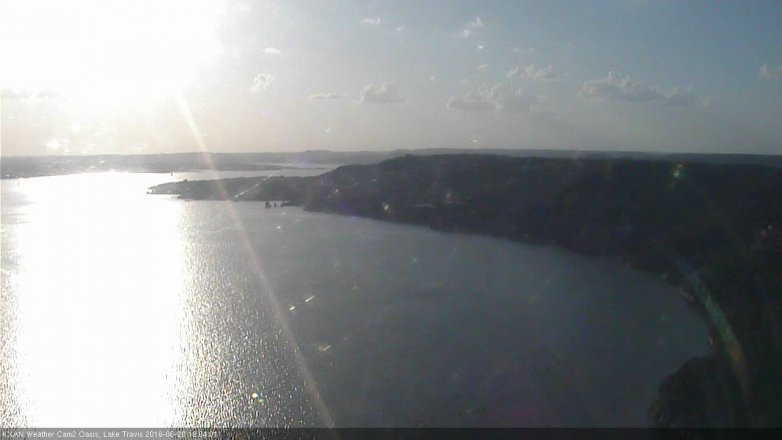 Lake Travis webcam, June 20, 2016 6:20 PM CT
