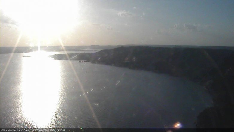 Lake Travis webcam, June 20, 2016 6:35 PM CT