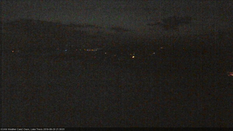 Lake Travis webcam, June 20, 2016 8:35 PM CT