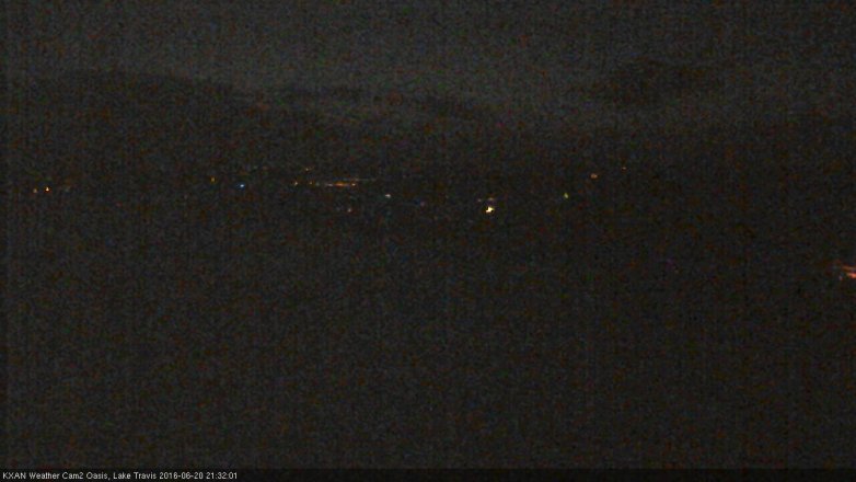 Lake Travis webcam, June 20, 2016 8:45 PM CT