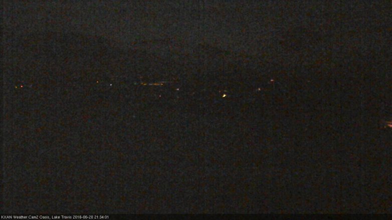 Lake Travis webcam, June 20, 2016 8:50 PM CT