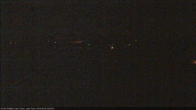 Lake Travis webcam, June 20, 2016 9:15 PM CT