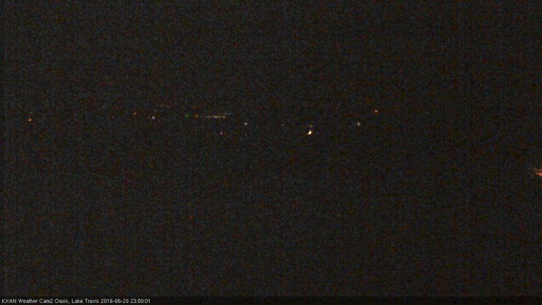 Lake Travis webcam, June 20, 2016 10:05 PM CT