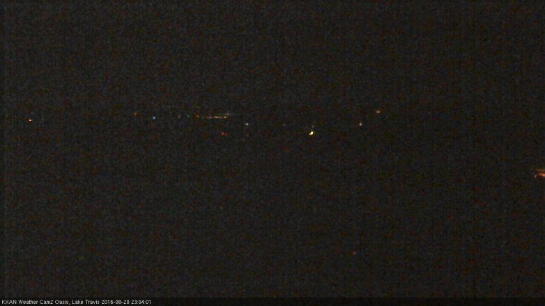 Lake Travis webcam, June 20, 2016 10:25 PM CT