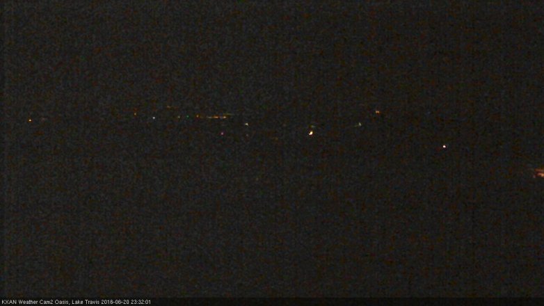 Lake Travis webcam, June 20, 2016 10:40 PM CT