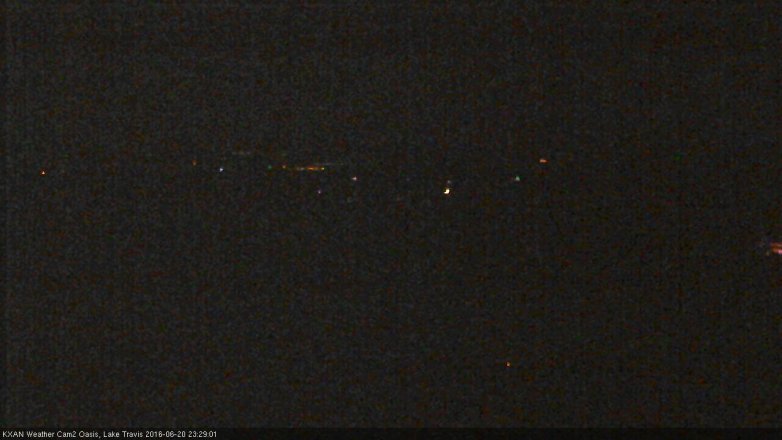 Lake Travis webcam, June 20, 2016 10:55 PM CT